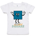 I'm A Total Square, Maths AS Colour Baby T-shirt White Baby T-shirt Maths Printed In Australia