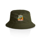 Never Forget Pluto - AS Colour Bucket Hat Army One Size As Colour Bucket Hat Printed In Australia Space