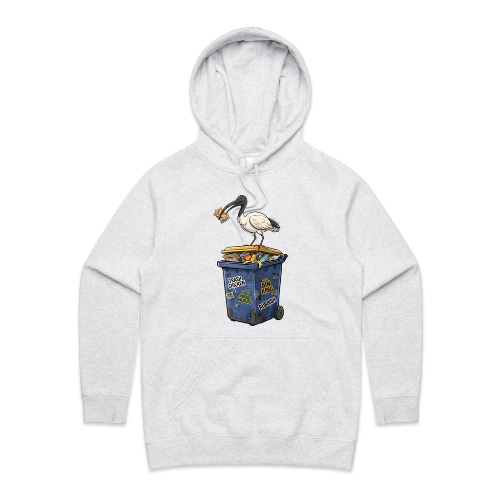 Bin Chicken Australian Ibis Women's AS Colour Hoodie