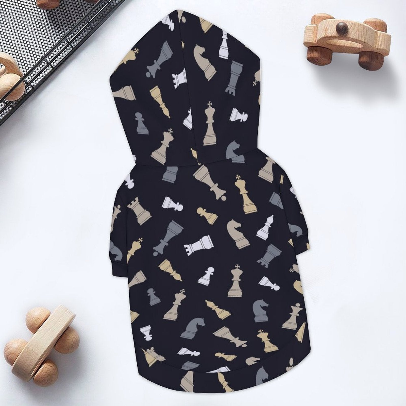 Chess Pattern Pet Hoodie (Large Size)