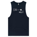 Cat String Theory Physics Men's AS Colour Tank Top Tee