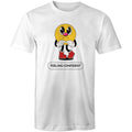 Feeling Confident - Mens T-Shirt White Mens T-shirt Printed In Australia