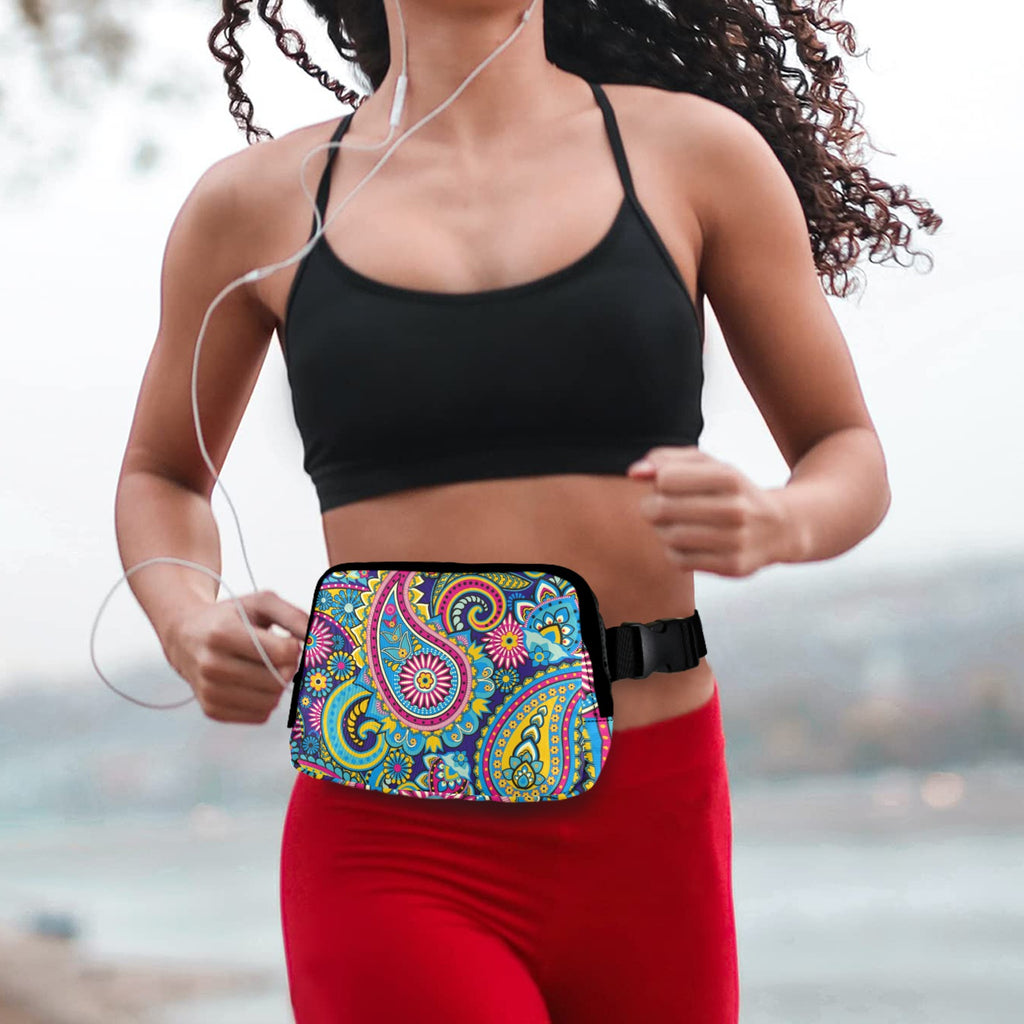 Bright Paisley - Belt Bag