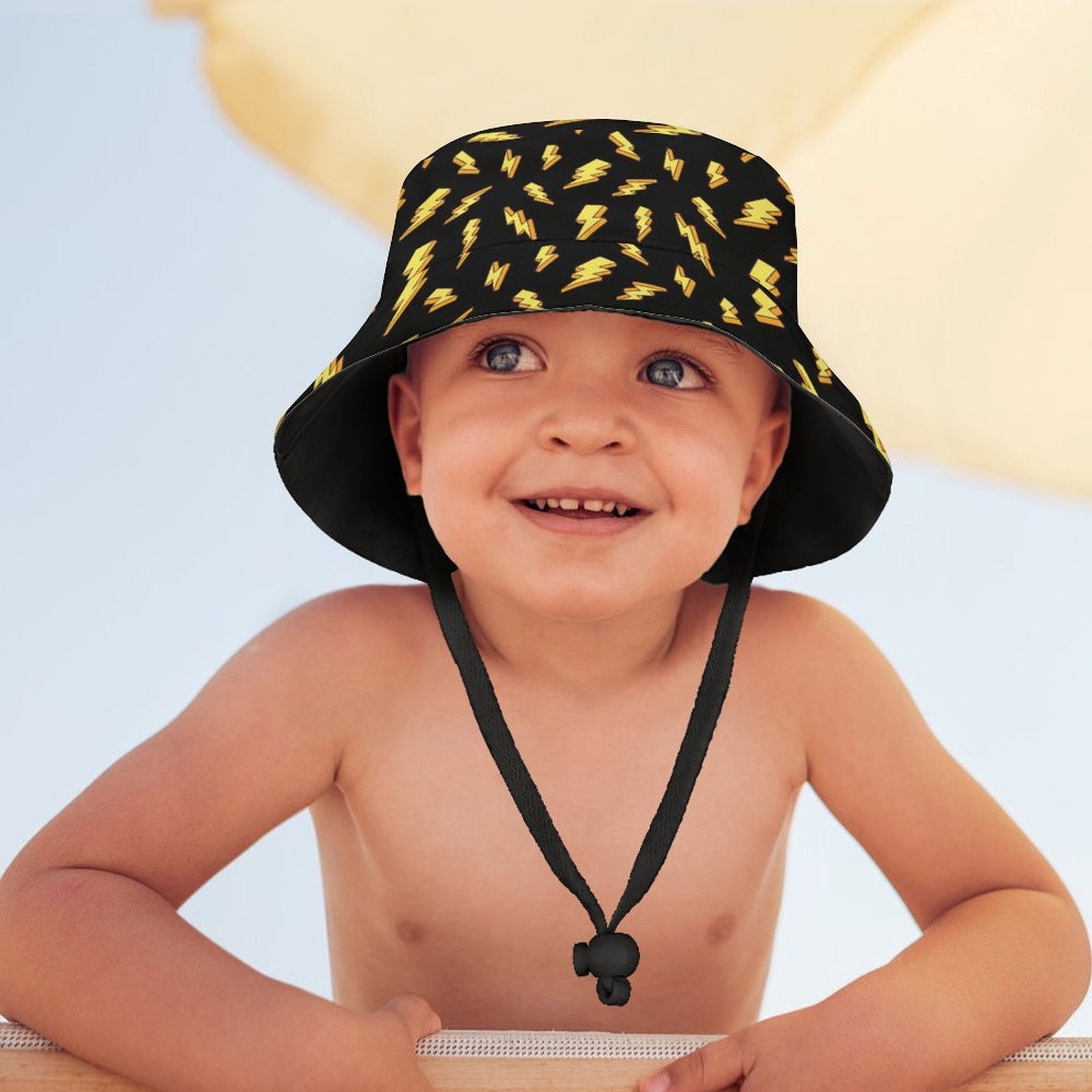 Yellow Lightning - Kids Bucket Hat