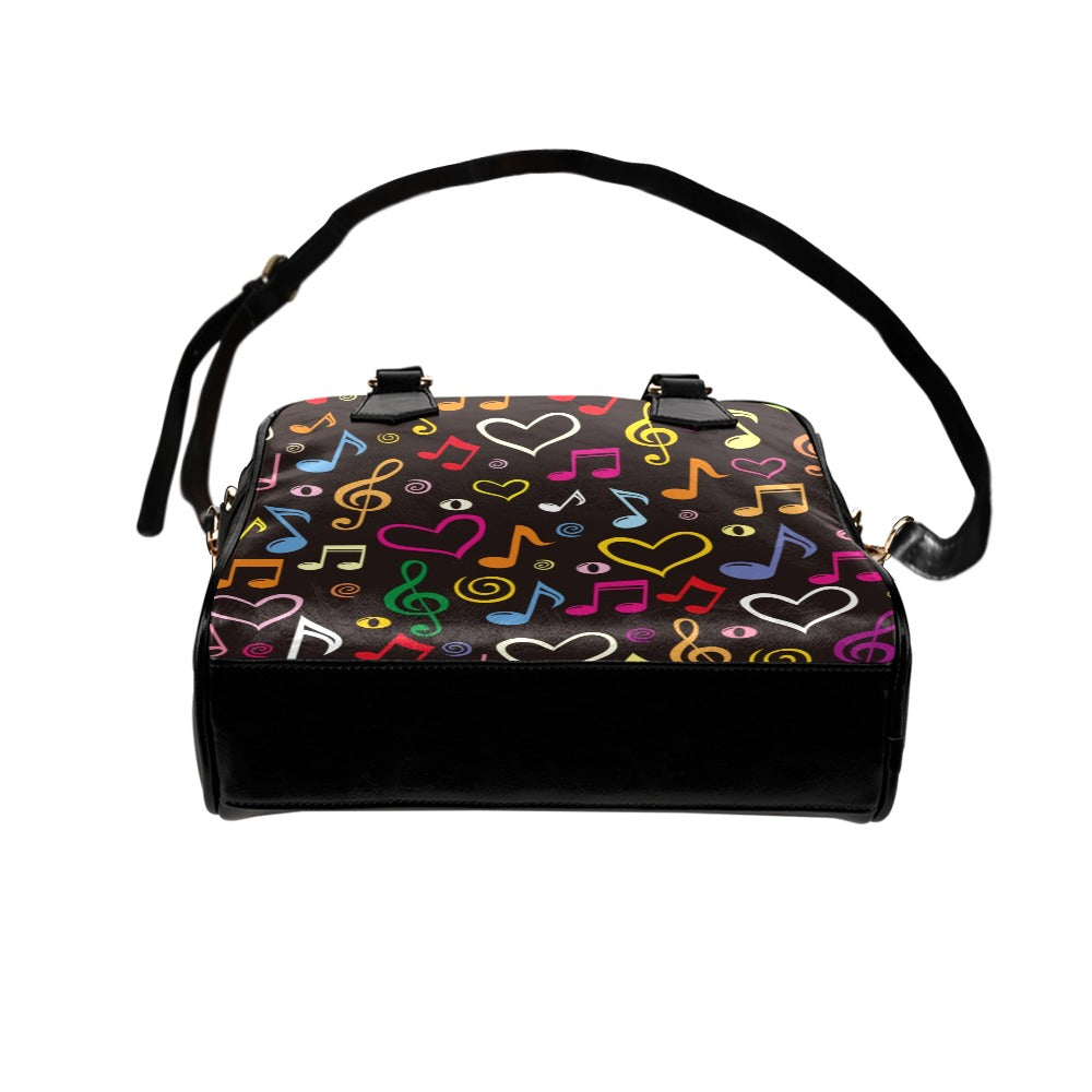 Music Notes - Shoulder Handbag (Model 1634) Shoulder Handbags (1634)