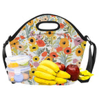 Fun Floral - Neoprene Lunch Bag Neoprene Lunch Bag Printed Offshore