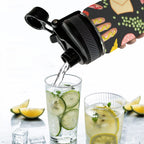 Breakfast Food - Insulated Water Bottle with Dual-Use Lid (18oz) Insulated Water Bottle with Dual-Use Lid (18oz) Food Printed Offshore