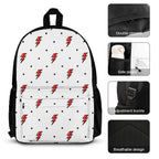 Red Lightning - Three Piece Backpack Set