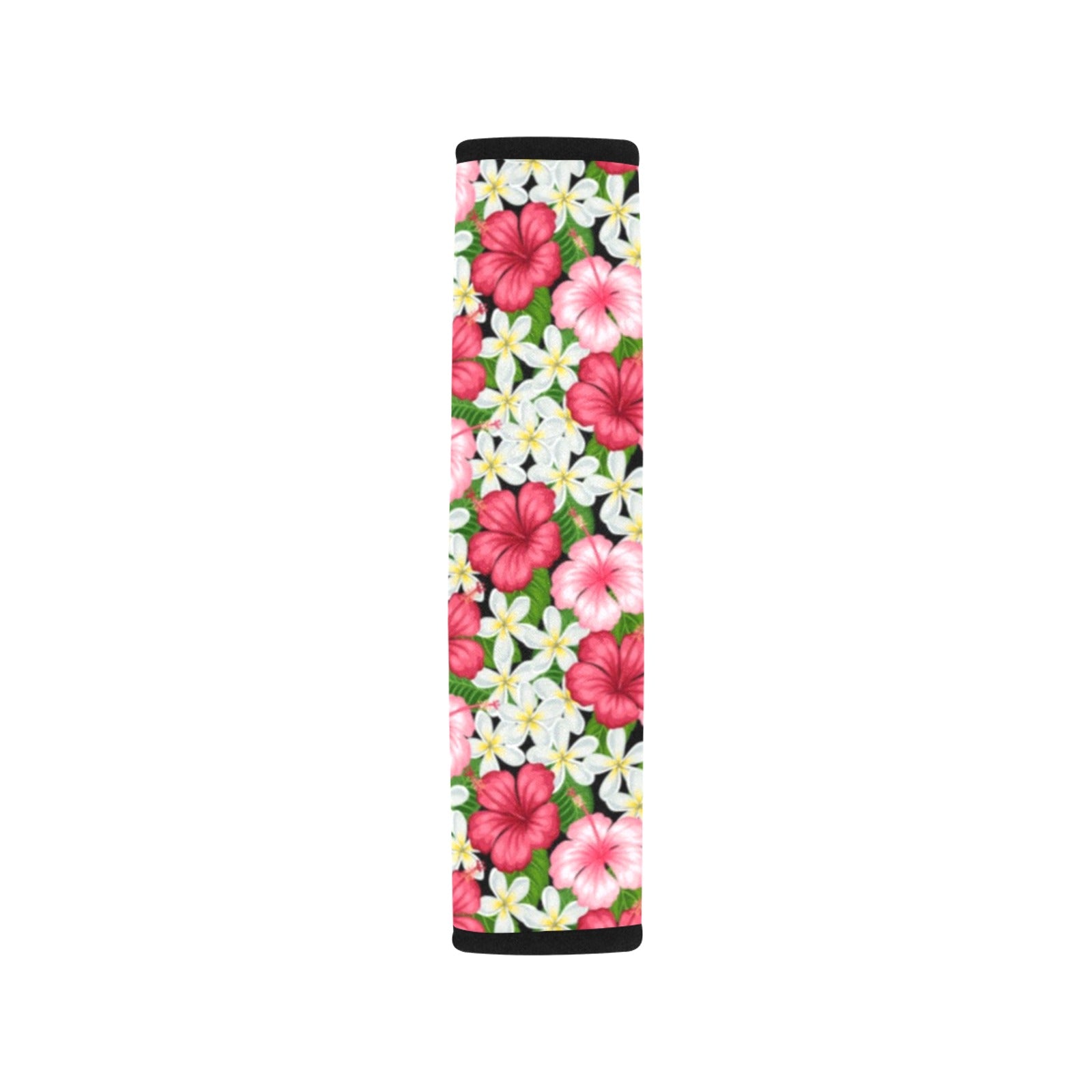 Hibiscus Car Seat Belt Cover 7''x10'' (Pack of 2) Car Seat Belt Cover 7x10 (Pack of 2) Plants Printed Offshore
