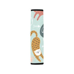 Cat Stretch Car Seat Belt Cover 7''x10'' (Pack of 2) Car Seat Belt Cover 7x10 (Pack of 2) animal Printed Offshore