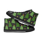 Christmas Trees - Men's High Top Canvas Shoes