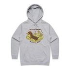 Dachshund, I've Got Friends In Low Places Women's AS Colour Hoodie Grey Marle Womens Hoodie animal Printed In Australia