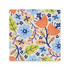 Floral Abstract - Ceramic Coasters (Square) Ceramic Coasters Plants Printed Offshore