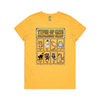 Types Of Cats Women's AS Colour T-shirt