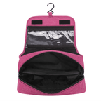 Personalised Graphic Flowers On Black Toiletry Cosmetic Travel Bag Personalised Cosmetic / Toiletry Bag Plants Printed Offshore