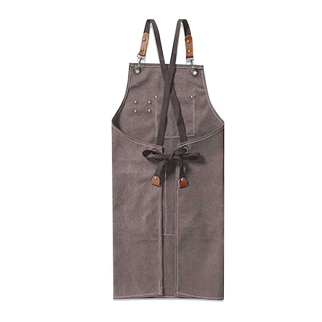 Pigeon Pigeoff Unisex Canvas Cross Back Chef Apron with Large Pockets Canvas Apron Birds Printed Offshore