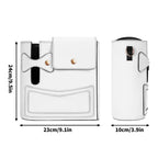 Abstract Cute Flowers Crossbody Water Bottle Storage Bag Water Bottle Storage Handbag Plants Printed Offshore