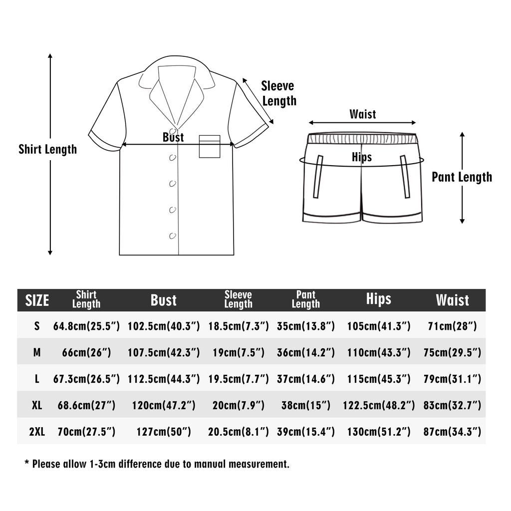Bright And Cute Womens Short Sleeve 2-Piece Pyjama Set Women's Short Sleeve Pyjamas Printed Offshore