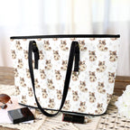 Cheeky Cats PU Leather Tote Bag Large