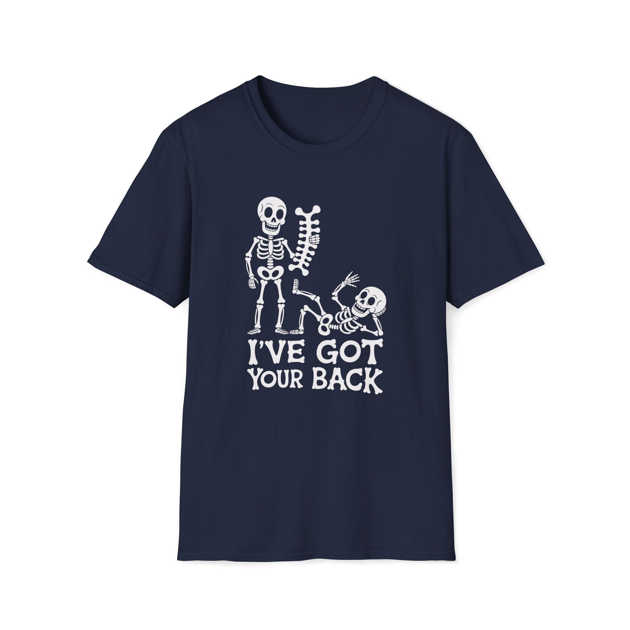 Skeleton, I've Got Your Back - Unisex Softstyle T-Shirt