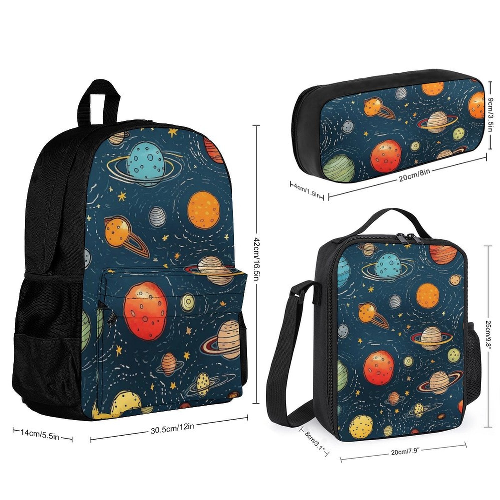 Galaxy - Three Piece Backpack Set