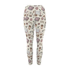 Books And Coffee - Women's High Waist Pockets Yoga Leggings