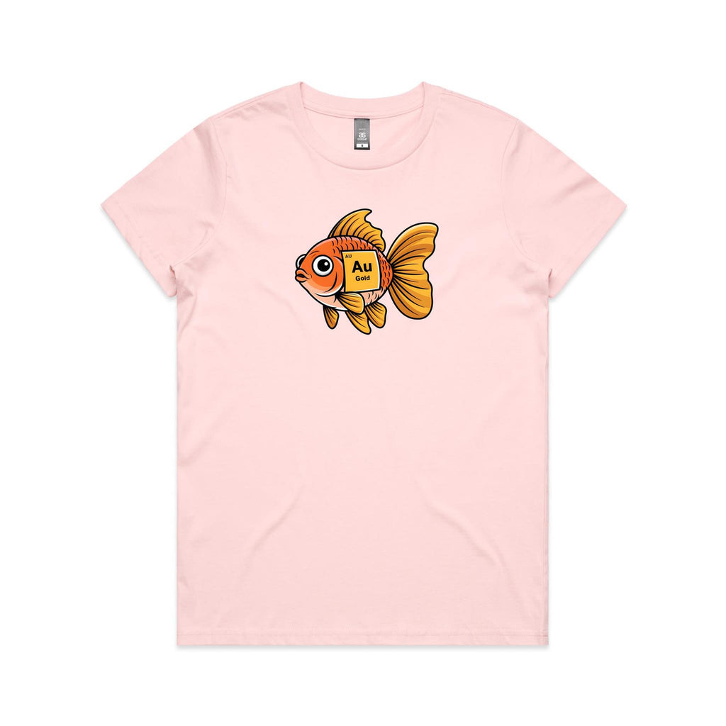 Gold Fish Periodic Table Women's AS Colour T-shirt