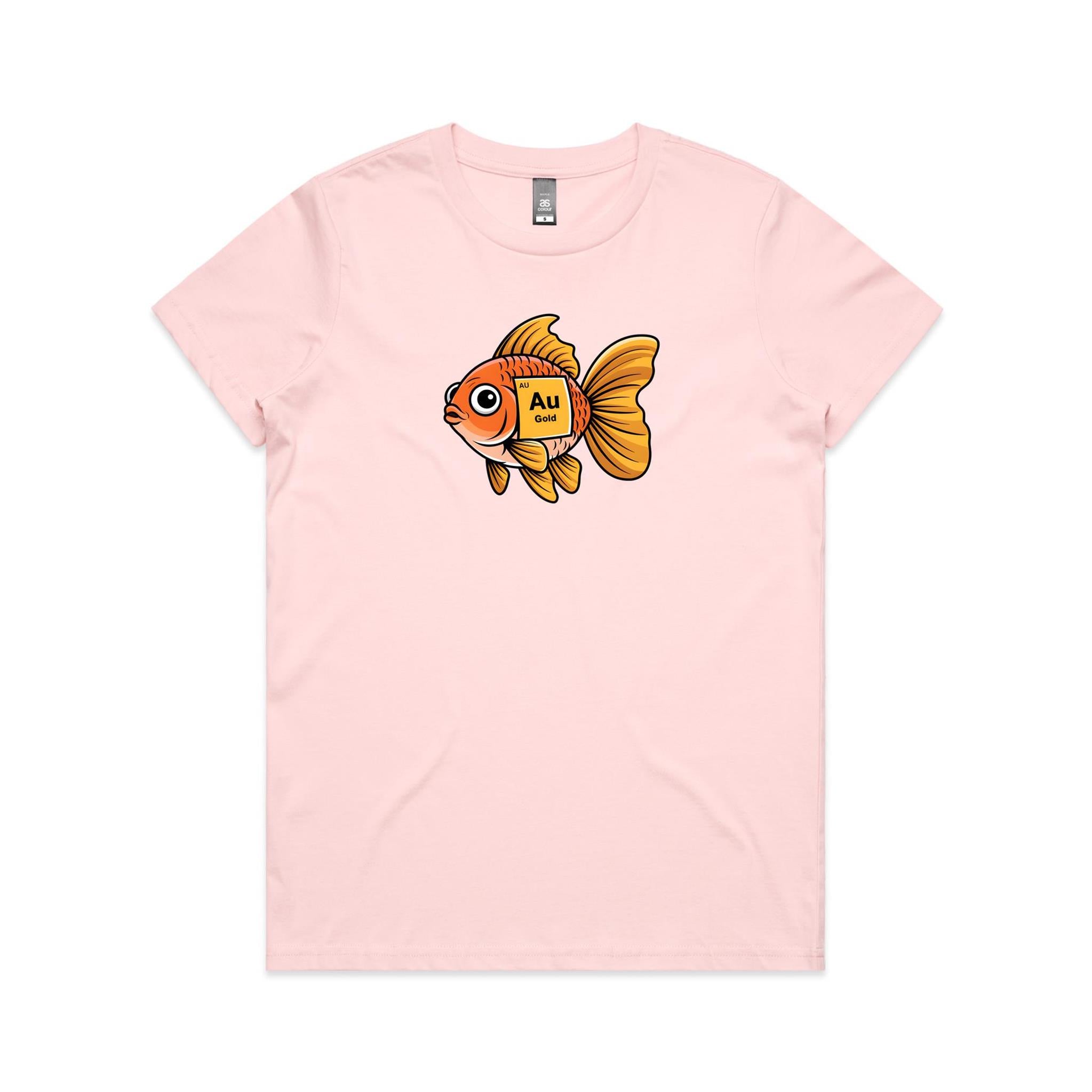 Gold Fish Periodic Table Women's AS Colour T-shirt