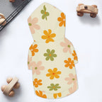 Cute Daisies Pet Hoodie (Small Size)