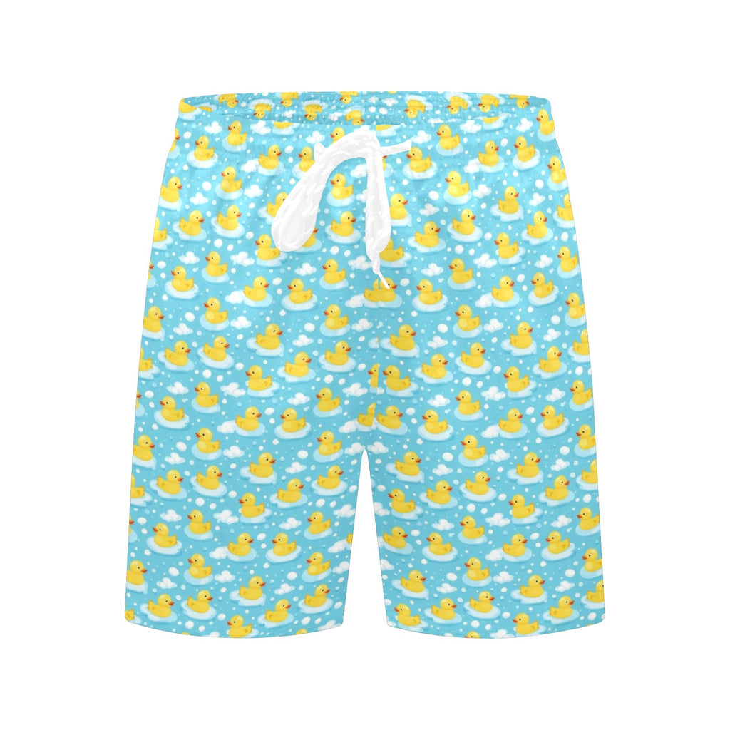 Rubber Ducks Men's Mid-Length Beach Shorts Men's Mid-Length Beach Shorts animal Printed Offshore