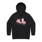Explore More - Womens Hoodie Black Womens Hoodie Printed In Australia