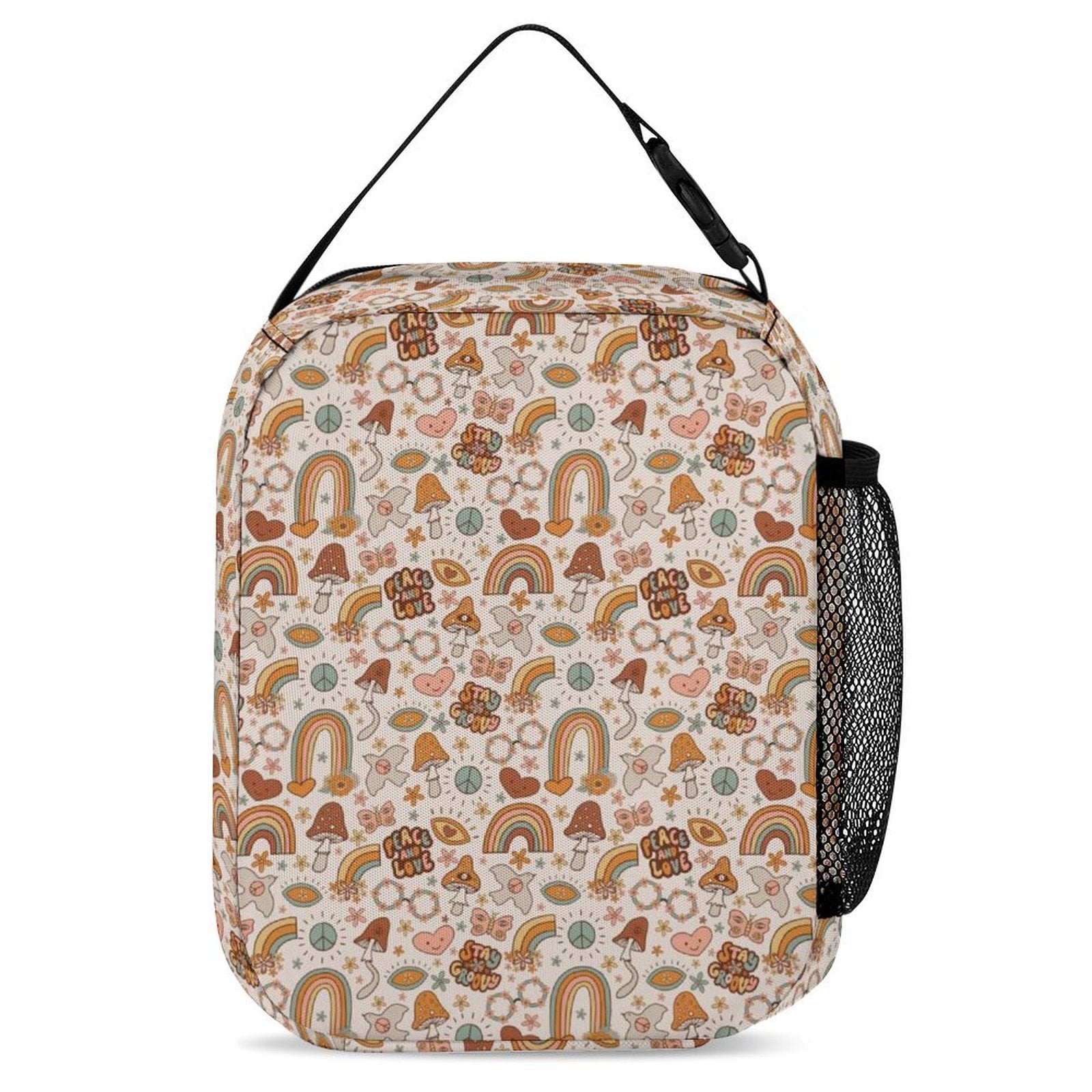 Peace And Love Backpack, Lunch Bag & Pencil Case Set