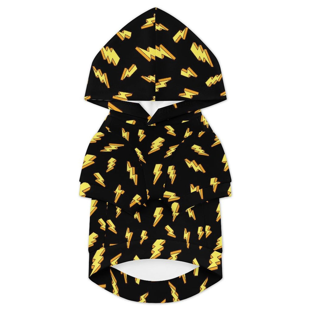 Lightning Bolts Pet Hoodie (Large Size)