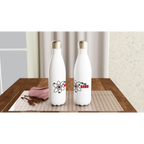 I'm The Bomb, Atom - White 17oz Stainless Steel Water Bottle White Water Bottle Globally Fulfilled Science