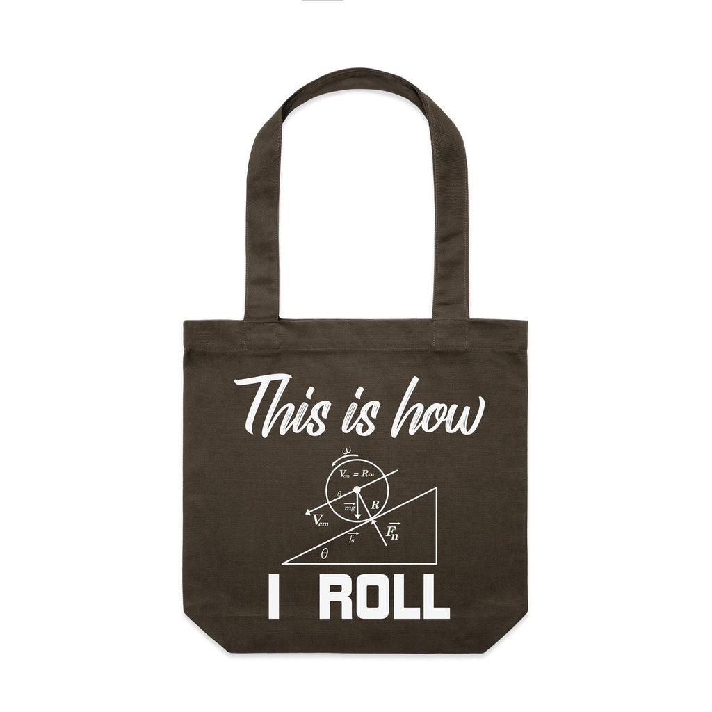 This Is How I Roll Canvas Tote Bag