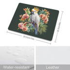 Cockatoo Leather Mouse Pad Leather Mouse Pad animal Printed Offshore