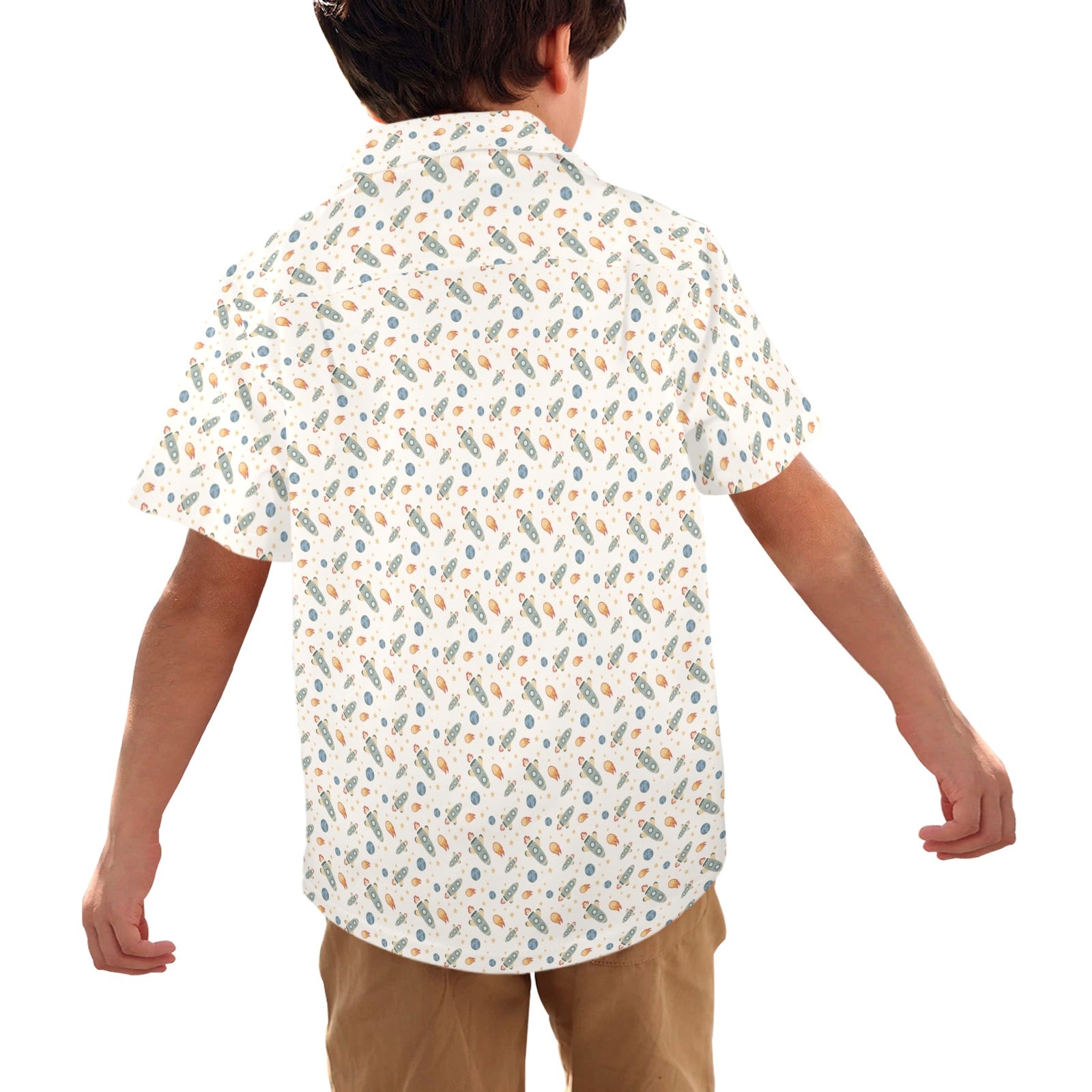 Rockets Junior Kids Hawaiian Shirt