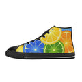 Citrus - Women's High Top Canvas Shoes