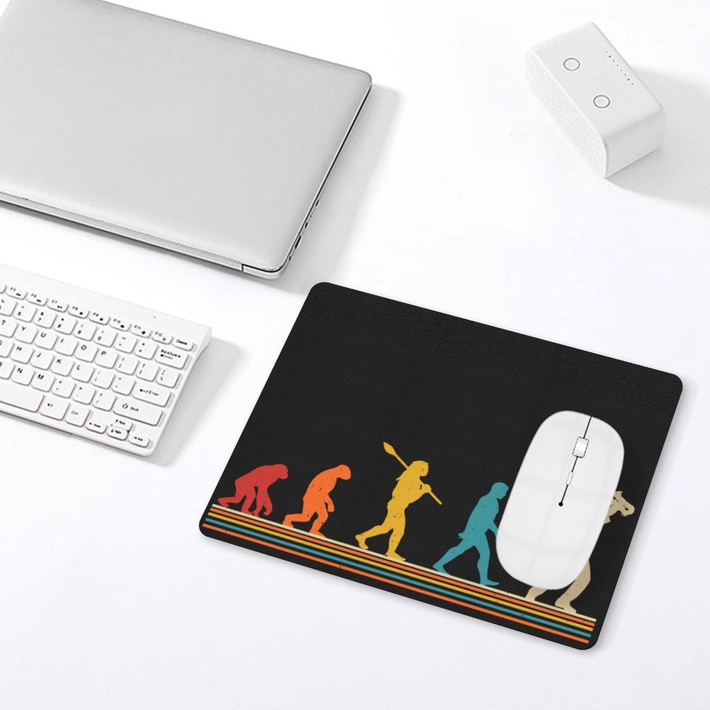 Evolution Of A Saxophone Player Leather Mouse Pad Leather Mouse Pad Music Printed Offshore