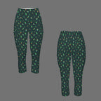 Cactus Women's High Waist Pocket Capri Yoga Leggings Women's High Waist Capri Yoga Leggings Plants Printed Offshore