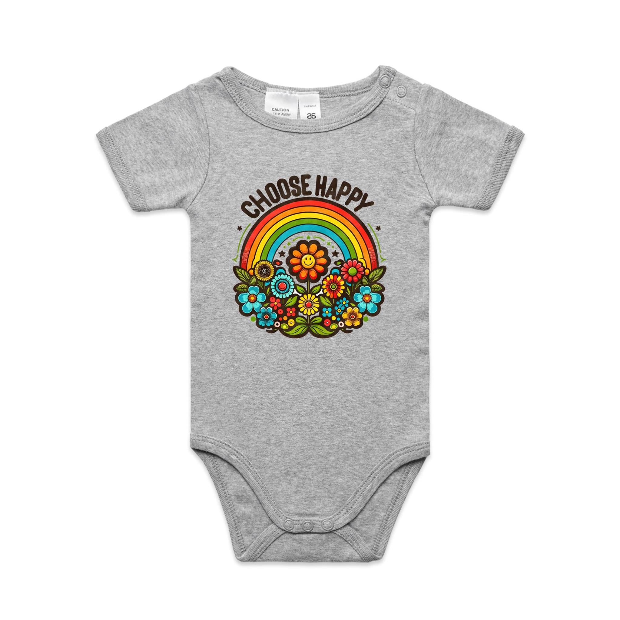 Choose Happy - Baby Bodysuit