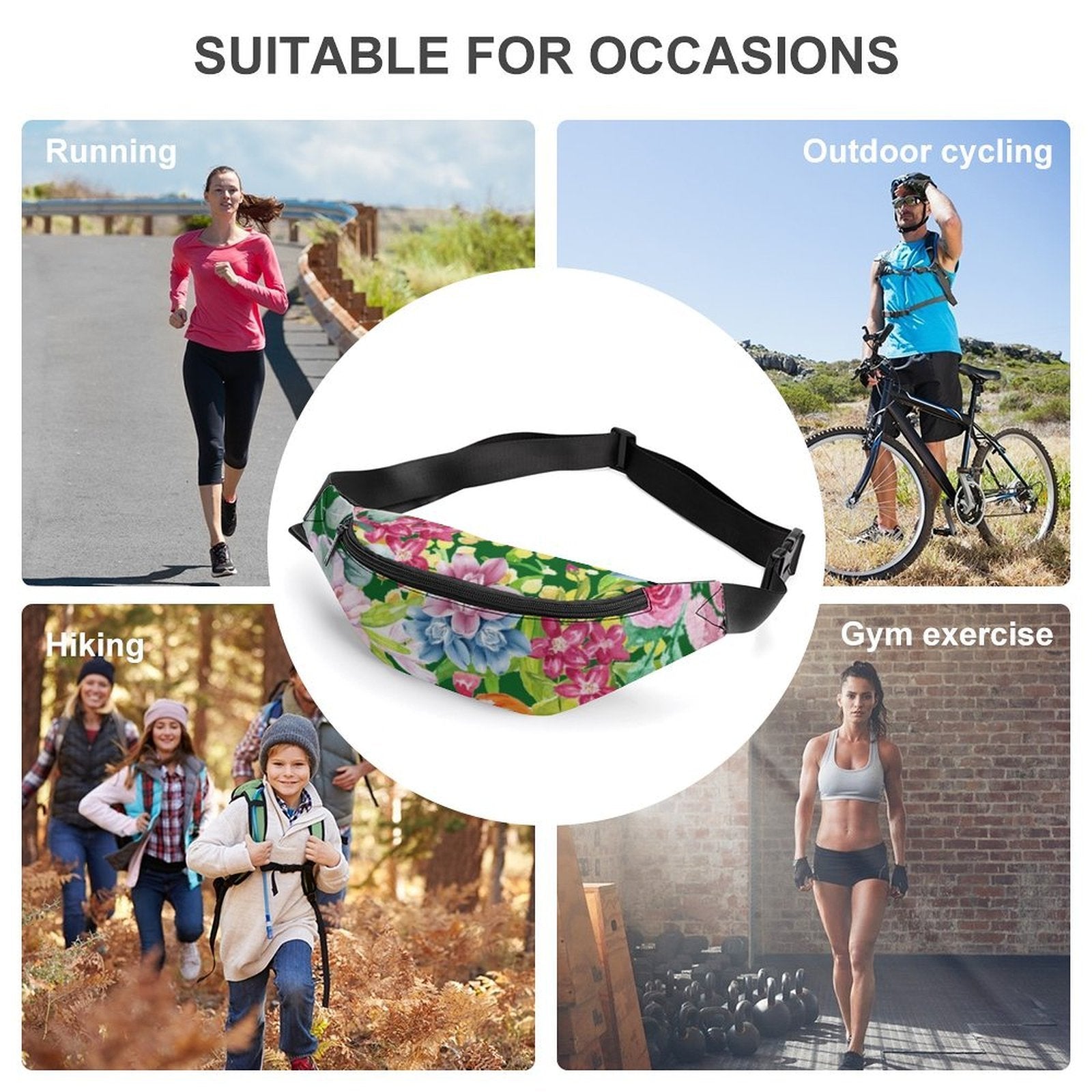 Bright Floral - Bum Bag / Fanny Pack