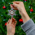 Best Teacher Ever Pewter Snowflake Ornament