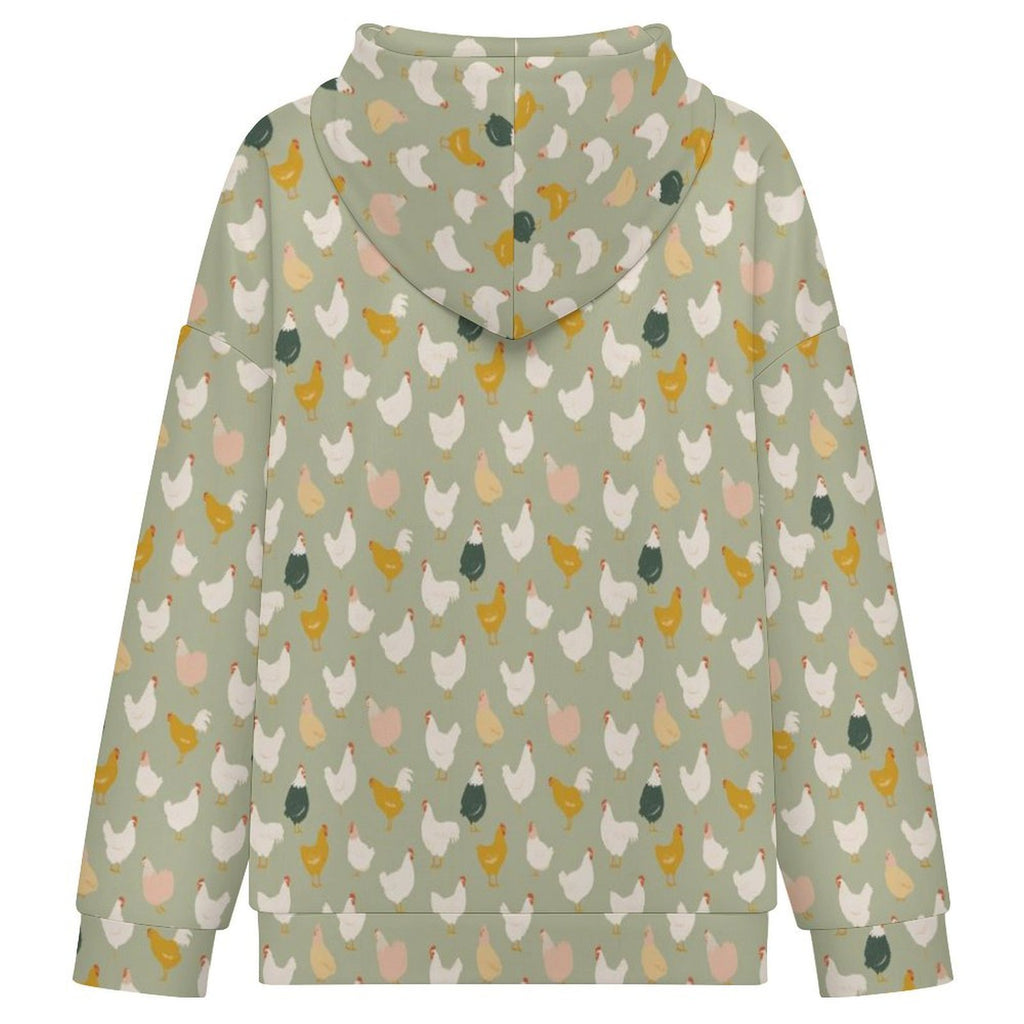 Chicken Life Women's Full-Zip Hoodie