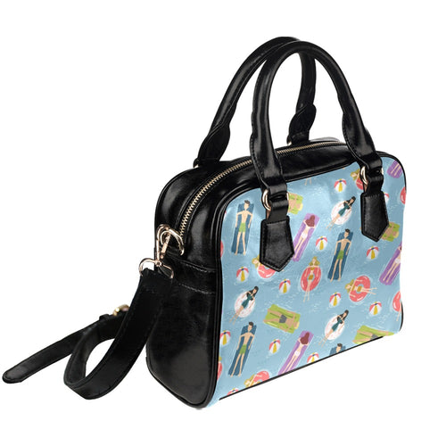 Beach Float - Shoulder Handbag Shoulder Handbag Beach Printed Offshore