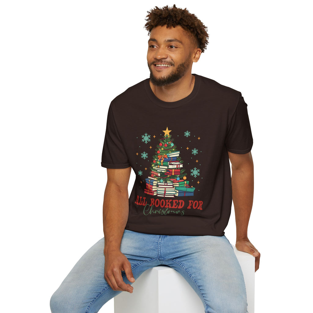 All Booked For Christmas - Unisex Softstyle T-shirt