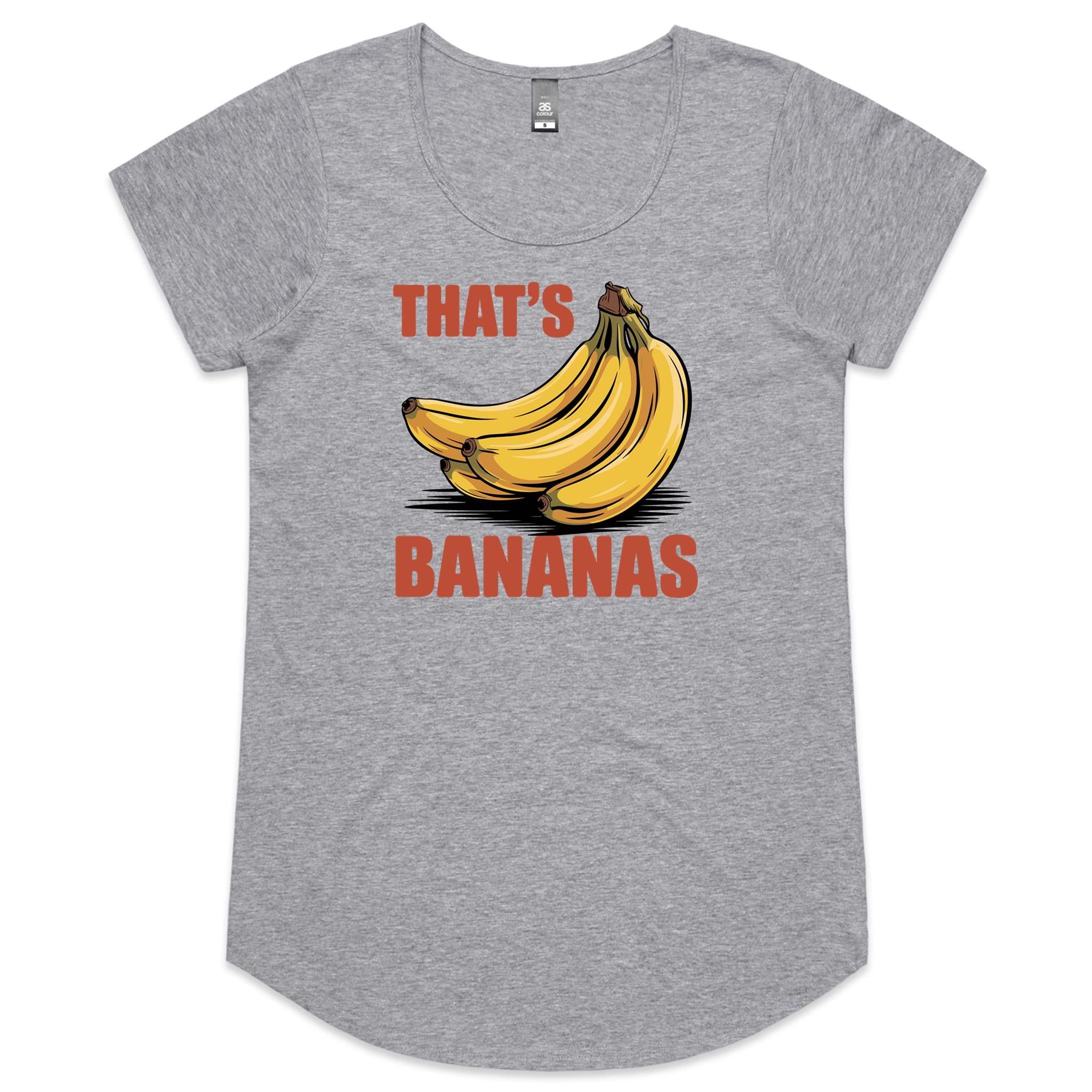 That's Bananas Women's AS Colour Scoop Neck T-Shirt