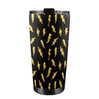 Lightning Bolts - 20oz Mobile Tumbler with Lid (Black Lock) 20oz Travel Mug comic Printed Offshore