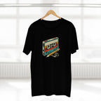 Cassette Tape And Pencil - Mens Adult Staple Tee