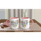 Personalised - Mother Heart Mug - 11oz Ceramic Mug Personalised 11oz Mug customise Globally Fulfilled Mum personalise